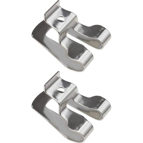 Lot de 2 crochets de ceinture pour perceuse électrique compatibles avec les tournevis DeWalt N268241 N169778 N086039 DCD980 DCD985 DCD780 Trou de 5 (1/5)