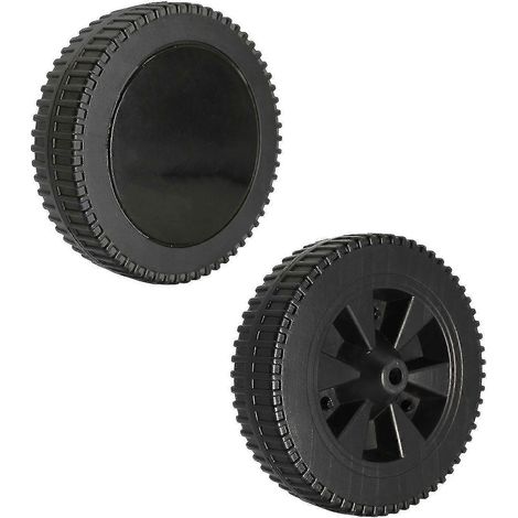 Roues de remplacement universelles 7 pouces pour diable - résistantes au sable, 2 pièces (1/5)