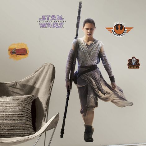 Stickers Géant Rey Star Wars (1/3)