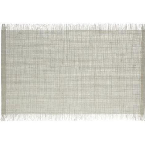 Set de Table en Jute "Frange" 30x45cm Gris