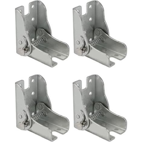 Sollbry 4 Pièces Supports Pieds Table Rabattable Charnière, Charnières Autobloquantes, Charnières de Pied de Table Pliantes,  les Pieds de Table et les Pieds de Lit (1/5)