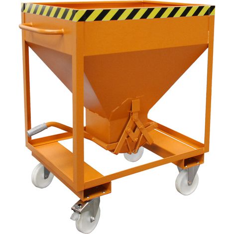 Bauer Südlohn Silobehälter SRE 375, peint, orange jaune