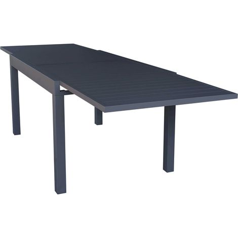 JERRI - set tavolo in alluminio cm 135/270 x 90 x 75 h con 8 Poltrone Dynamo (1/4)