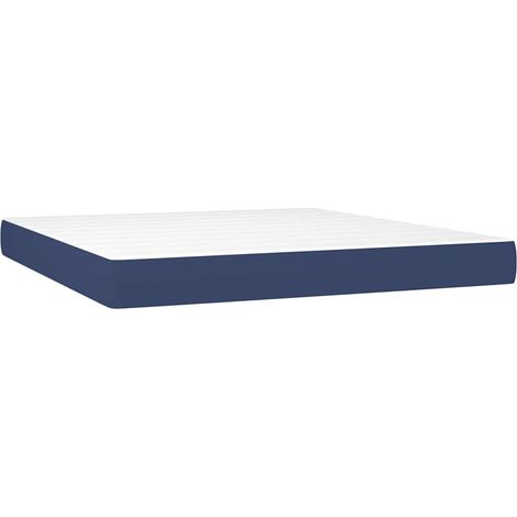 Maison Exclusive - Materasso a Molle Insacchettate Rigidità Media Blu 160x200x20 cm (1/5)