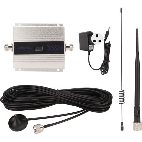Amplificateur de signal mobile GSM DCS LTE B3 2G répéteur booster réseau cellulaire 100-240V prise UK amplificateur de couverture (1/5)