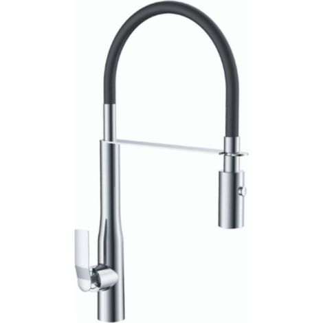 PAINI Addict mezclador de cocina caño alto cromado extraíble