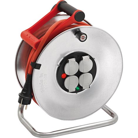 Avvolgicavo Standard Pro - 25m - H07rn-f 3g2,5 - 230V - Argento