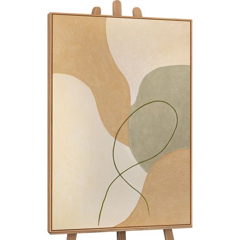 Gemälde Verflechtung Rahmen Eichefarben 120x80 cm (1/5)