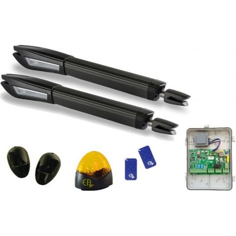 Kit Motorisation Portail Battant EA CONFORT BJ400 230 V - Maxi 300kg 3m par battant, Course 400mm, 300 W, Ouverture maxi 120° (1/5)