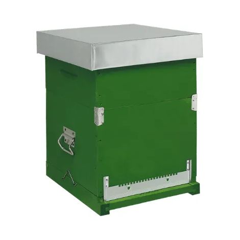 Art.25B Arnia Dadant-Blatt 10 favi antivarroa con telaini Casagrande - Verde