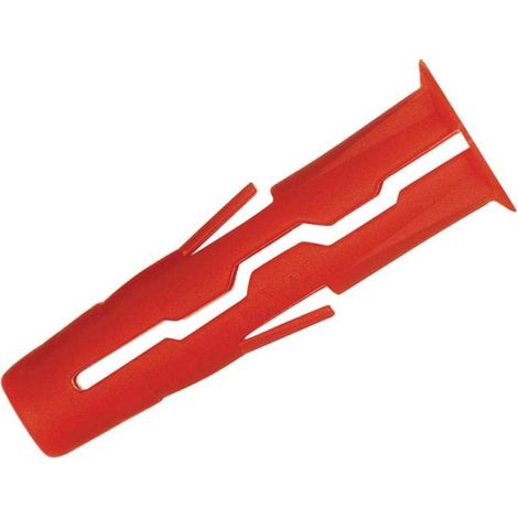Rawlplug R-UNO-RED-1000 Red UNO® Plugs 6 x 28mm (Pack 1000) RAW68517