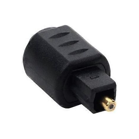 Adaptateur audio optique Toslink numérique mâle vers mini-prise femelle 3,5 mm, offrant une qualité sonore supérieure (1/2 unité) (1/5)