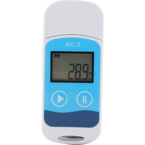 Enregistreur de données de température portable RC-5, mini enregistreur avec écran LCD et capteur interne de 32 000 points. (1/5)