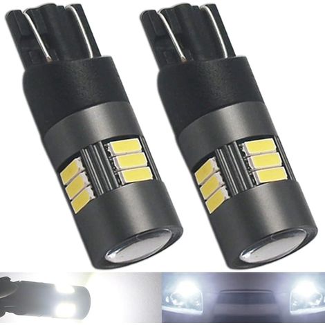 501 T10 LED Bulbs 6000K White 12V-24V W5W 194 168 161 12961 with Spotlight for Interior Dome Light (1/5)