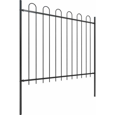 Maison Exclusive - Gartenzaun  Stahl  Robust  Modern