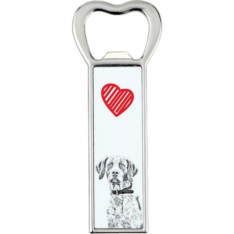 Pointer II - un apribottiglie con un cane, un apri-frigo personalizzato, un regalo unico per uomo firmato Art-Dog (1/5)