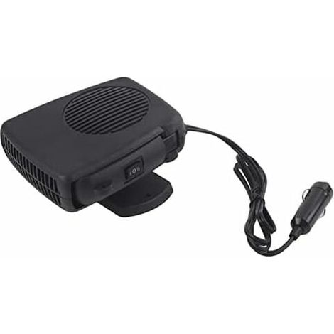 Ventilador de refrigeración y descongelación automático de cerámica, portátil, 2 en 1, 12 V, 200 W, universal, para la mayoría de los vehículos. (1/5)