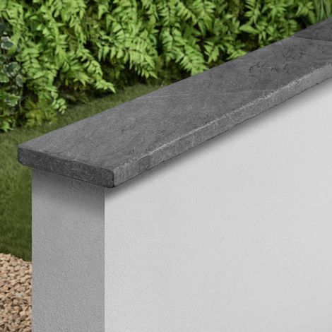 Couvertine Ardoise Noire Vieillie 100x20x3 cm (à l'unité) - RO'MA NATURE (1/4)