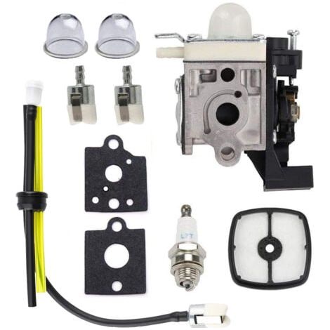 Kit carburateur 10 pièces ECHO SRM-2320T pour débroussailleuse ECHO SRM-2320T 21,2 cc, livré avec filtre à air, bougies d'allumage, conduite de carburant, joint (1/5)