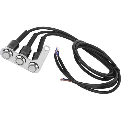 Interrupteur LED Universel pour Moto, Guidon Réglable, Kit de Commutation pour Personnalisation Moto (1/5)