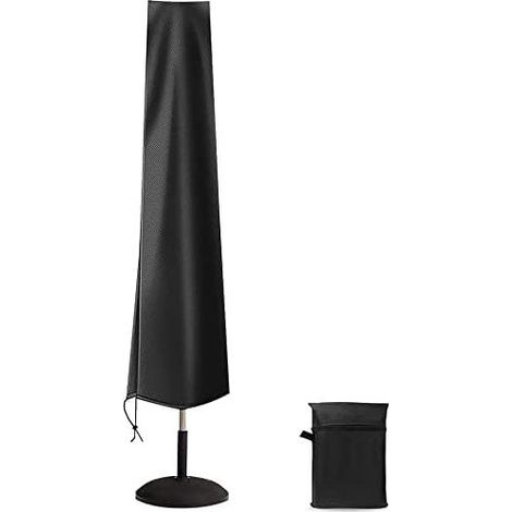 Housse de parasol imperméable 420D UV-resistante pour parasol 3 m – avec fermeture éclair et poche de rangement (1/5)