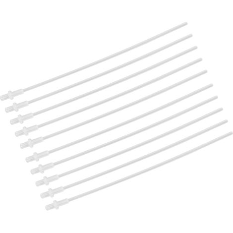 50 tubes d'insémination artificielle transparents jetables de 25 cm (10 pouces) pour chiens et moutons (1/5)