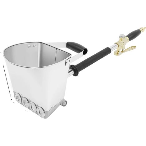 Pistolet à pulvériser pour mortier, technologie haute pression, matériaux durables, Argent (1/2)