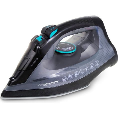 Esperanza EHI010 Fer à repasser vapeur noir 2600 W (1/5)