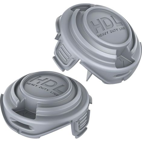 2 kompatible Black+Decker 90588530 Freischneider-Spulenabdeckungen, Ersatzkappen für Black + Decker STC5433 TYPE1, STC5433PC Typ 1 Trimmer (2 Kappen) (1/5)