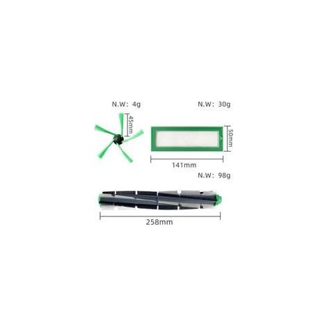 Vorwerk Kobold VR200 VR300 12-teiliges Zubehörset für Saugroboter: Bürste, Filter, Ersatzteile (1/5)