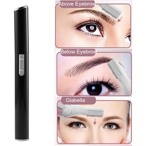 Épilation sourcils électrique rasoir visage sourcils femme homme rechargeable précision visage sourcils rasage œil (1/5)
