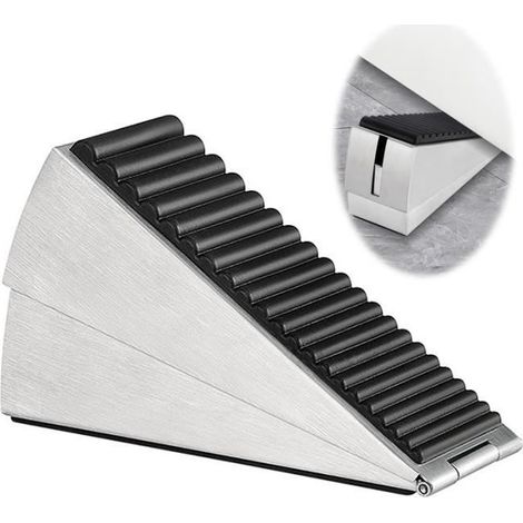 Butée de Porte - Inox - Réglable - 128x45.4x79.6cm - 220g - Cale Porte Sol (1/4)