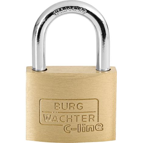 Burg Wächter Vorhangschloss C-Line Schloss Vorhängeschloss Bügelschloss (1/5)