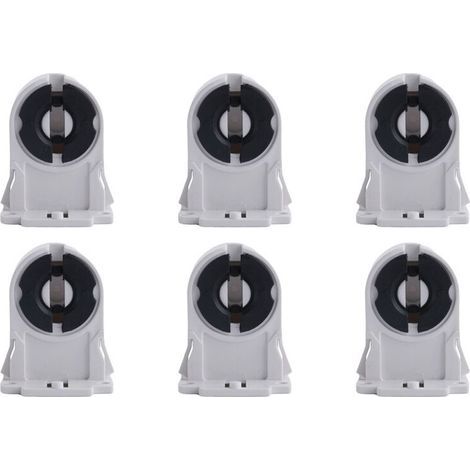6X T8 Porte-Lampe Fluorescente Lumiere Prise (1/5)
