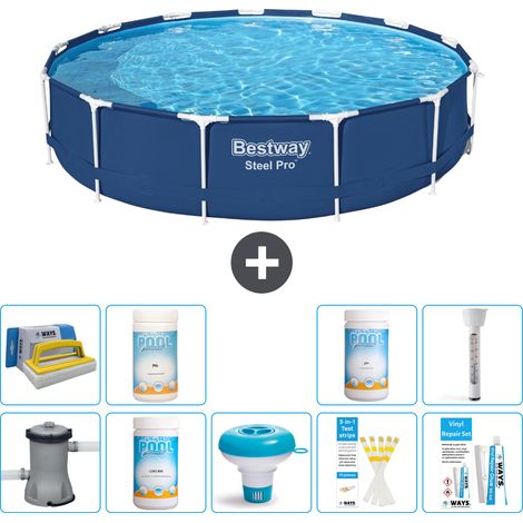Bestway Bestway Steel Pro Ronde - 396x84 cm - 10-pièces S43339 (1/5)