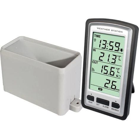 Drahtlose Wetterstation mit Regenmesser Ws1200