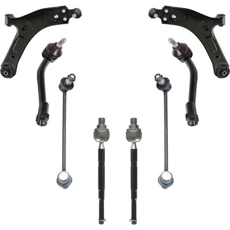 KIT BRACCIO OSCILLANTE 8 PEZZI COMPATIBILE CON HYUNDAI H-1 Cargo (TQ) 2.5 CRDi / Kit Sospensione Completo OE/OEM / Bracci Oscillanti + Testine Sterzo / Sostituzione Diretta OEM