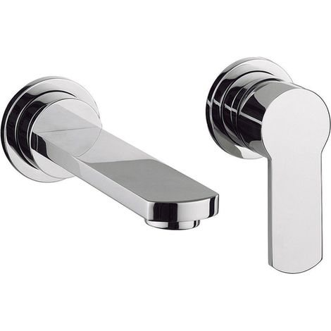Robinet lavabo encastrable Crosswater Wisp chrome (1/2)