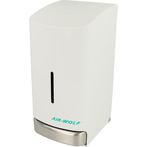 Air-Wolf Distributeur de savon/ désinfectant Alpha inox blanc 800 ml