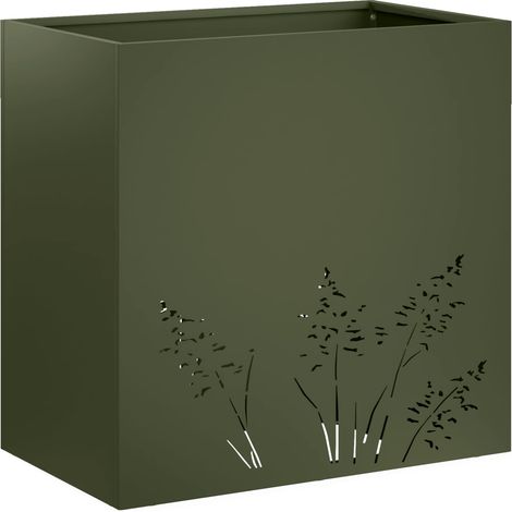 Macetero de Jardín Verde oliva 50 x 30 x 49 cm vidaXL (1/5)