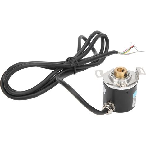 Encodeur ABZ incrémental triphasé à arbre demi-creux de 6 mm, réducteur de moteur, équipements DC524V (C38S6G52000ZG24N) (1/5)