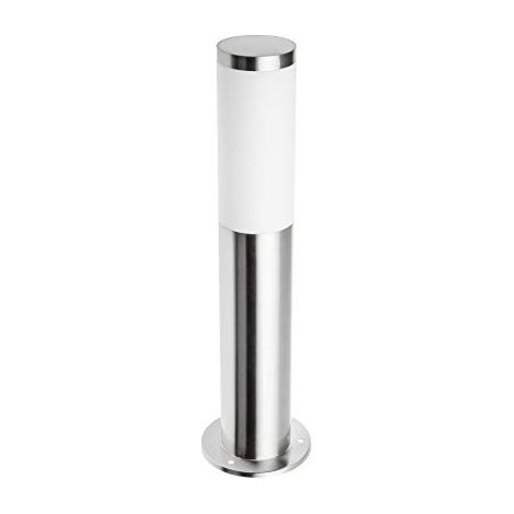 Lampada da giardino a piantana Milan-P 45 cm E27 IP44 in acciaio inox (1/3)