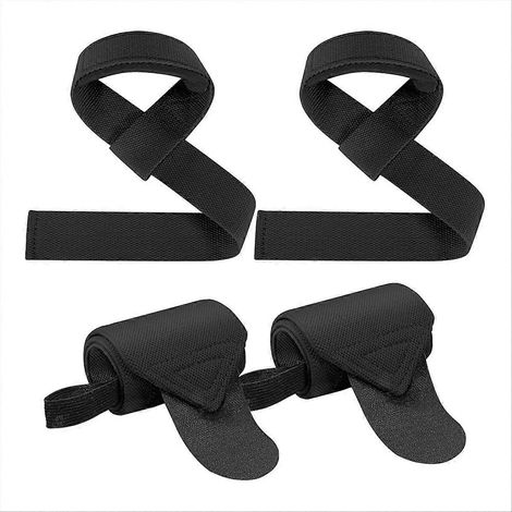 Sangles de levage et bandes de poignet pour améliorer prise et stabilité en musculation (1/5)