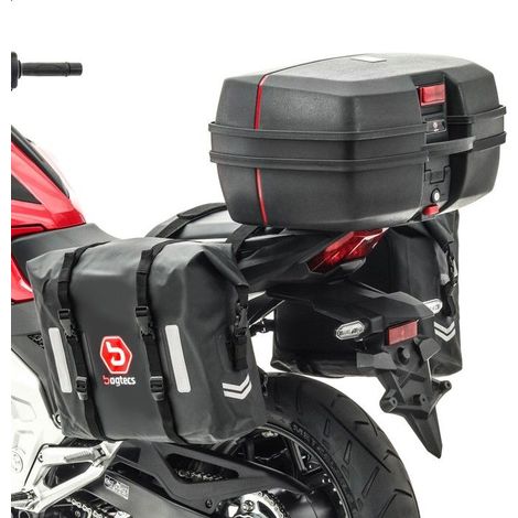 Set Sacoches cavalières WP8 + Top case TP8 45L pour Honda NC 750 / 700 S / X