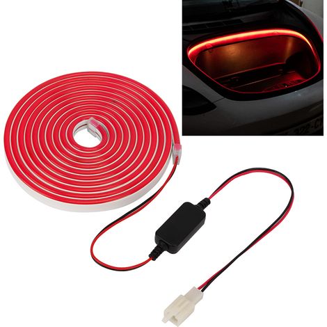 Verkabelungssatz für einen roten LED-Lichtstreifen im vorderen Kofferraum des Tesla Model 3 (2018-2020) (1/5)