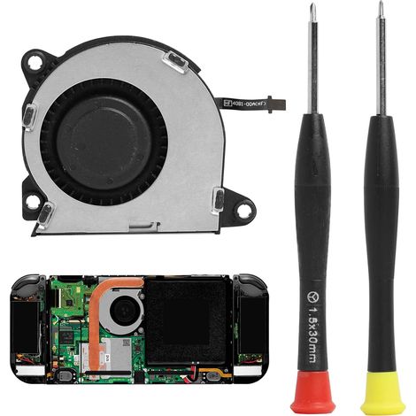 Ventilateur de Refroidissement Interne pour Console HAC-001 2017, Kit de Remplacement pour Radiateur CPU, Replacement Interne Refroidisseur Ventilateur, Inclus tournevis Set