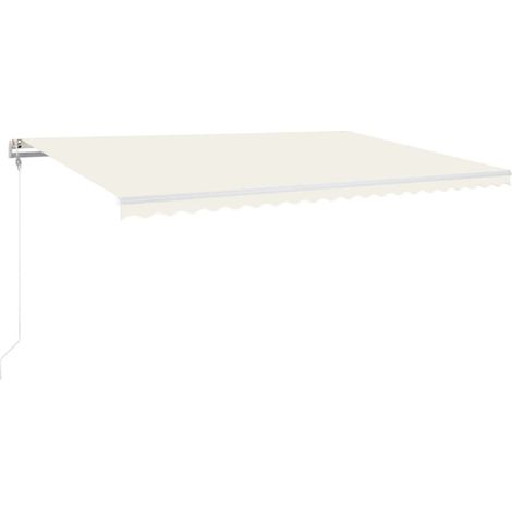 Maison Exclusive - Markise Automatisch Einziehbar 500x300 cm Crem