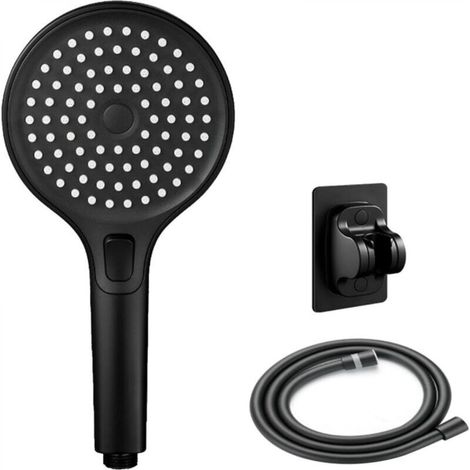 Pressure shower, adjustable high-pressure shower head with 3 modes. Handheld shower head. Powerful shower head for a refreshing shower. (1/5)