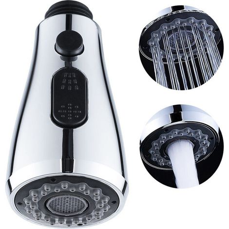 Douchette de robinet fonctionnelle, douchette extractible, buse de robinet de cuisine, buse de rechange, douchette (1/5)