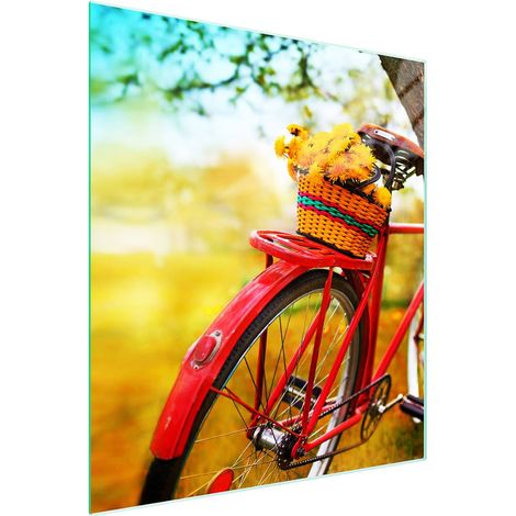 Tagliere in vetro 45x52 Bicicletta (1/5)